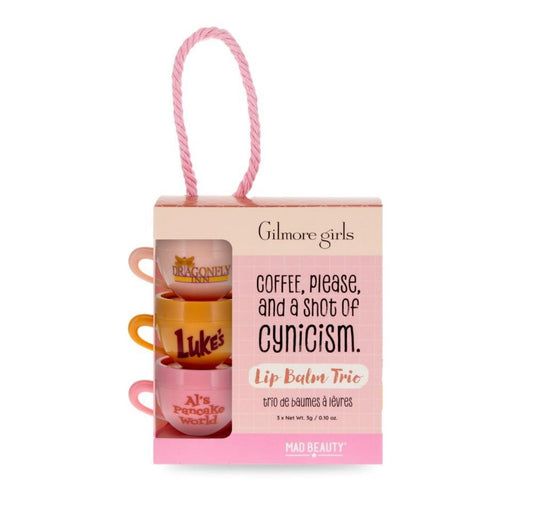 MAD BEAUTY - Warner Brothers Gilmore Girls Lip Balm Trio