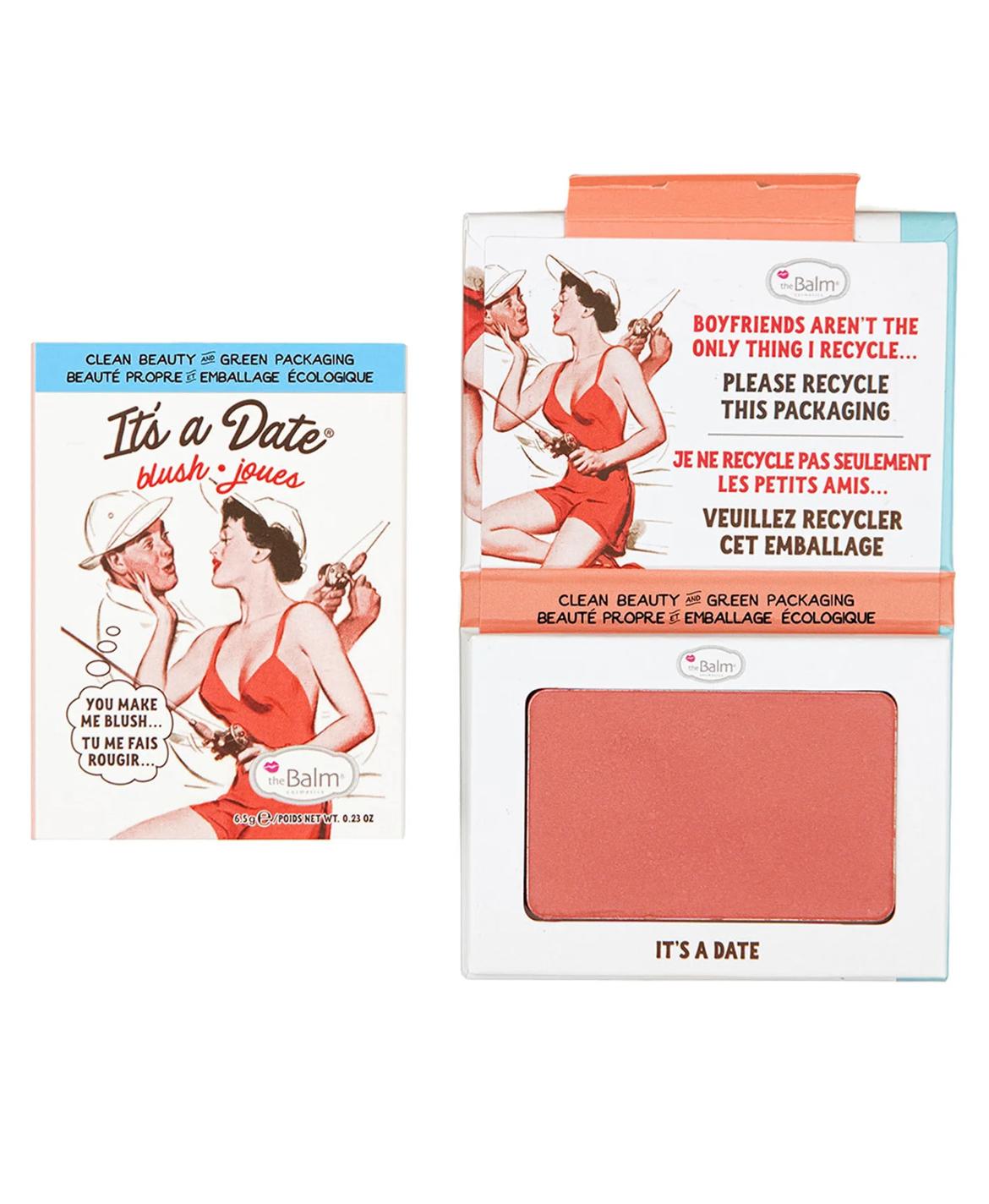 THE BALM COSMETICS - IT'S A DATE POWDER BLUSH - It's a date
