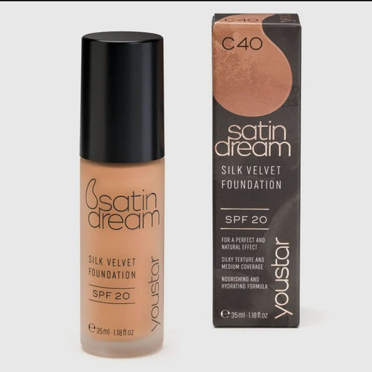 YOUSTAR - SATIN DREAM SILK VELVET FOUNDATION C40