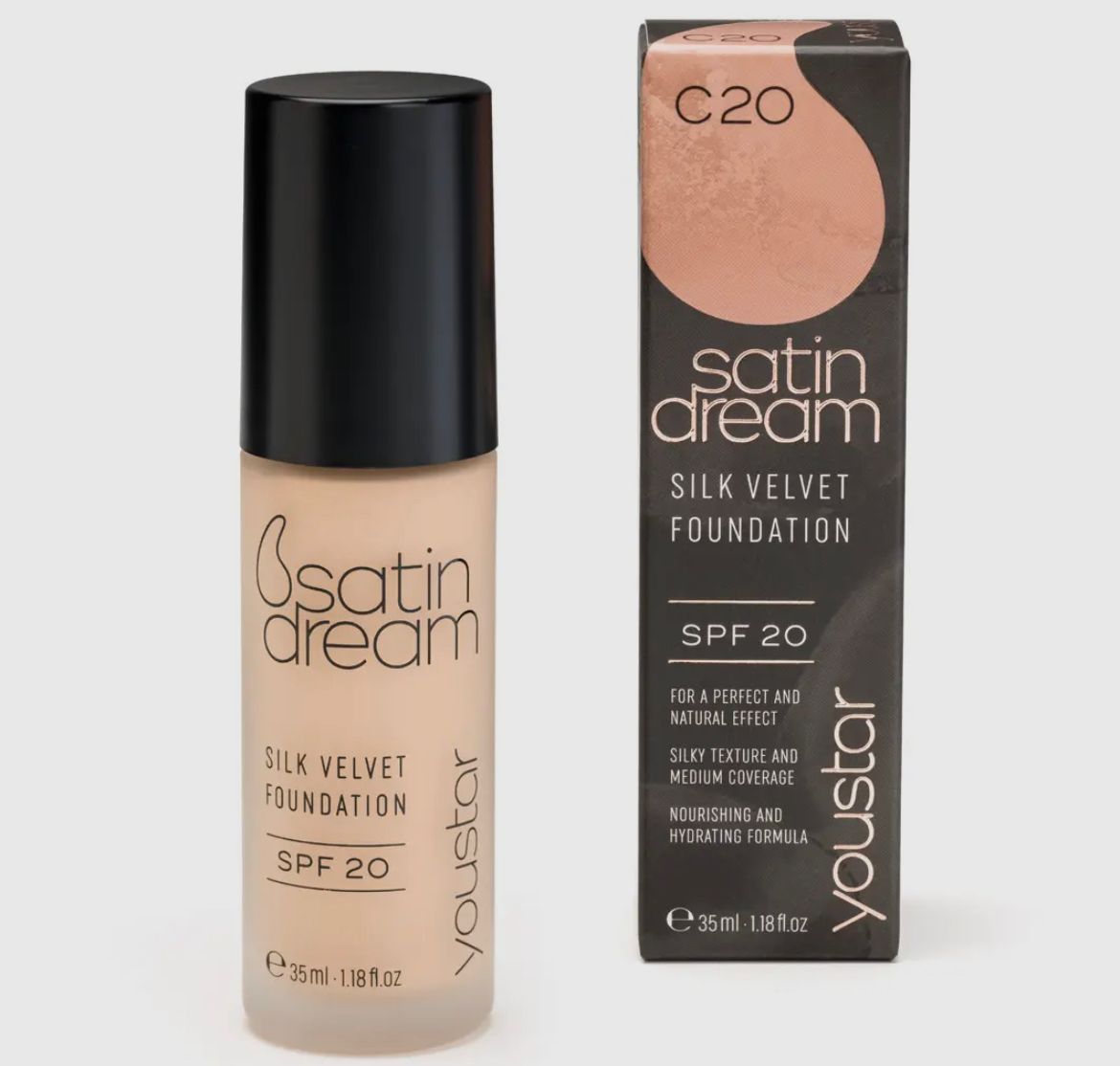 YOUSTAR - SATIN DREAM SILK VELVET FOUNDATION C20