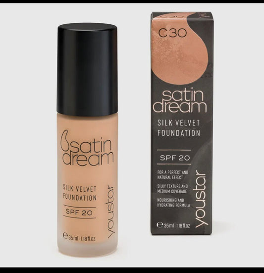 YOUSTAR - SATIN DREAM SILK VELVET FOUNDATION C30