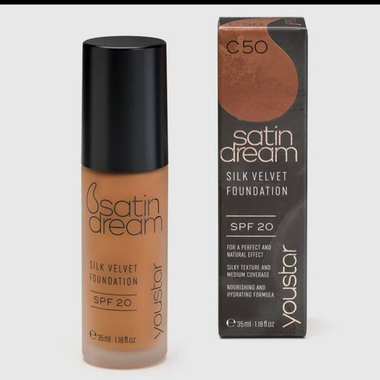 YOUSTAR - SATIN DREAM SILK VELVET FOUNDATION C50