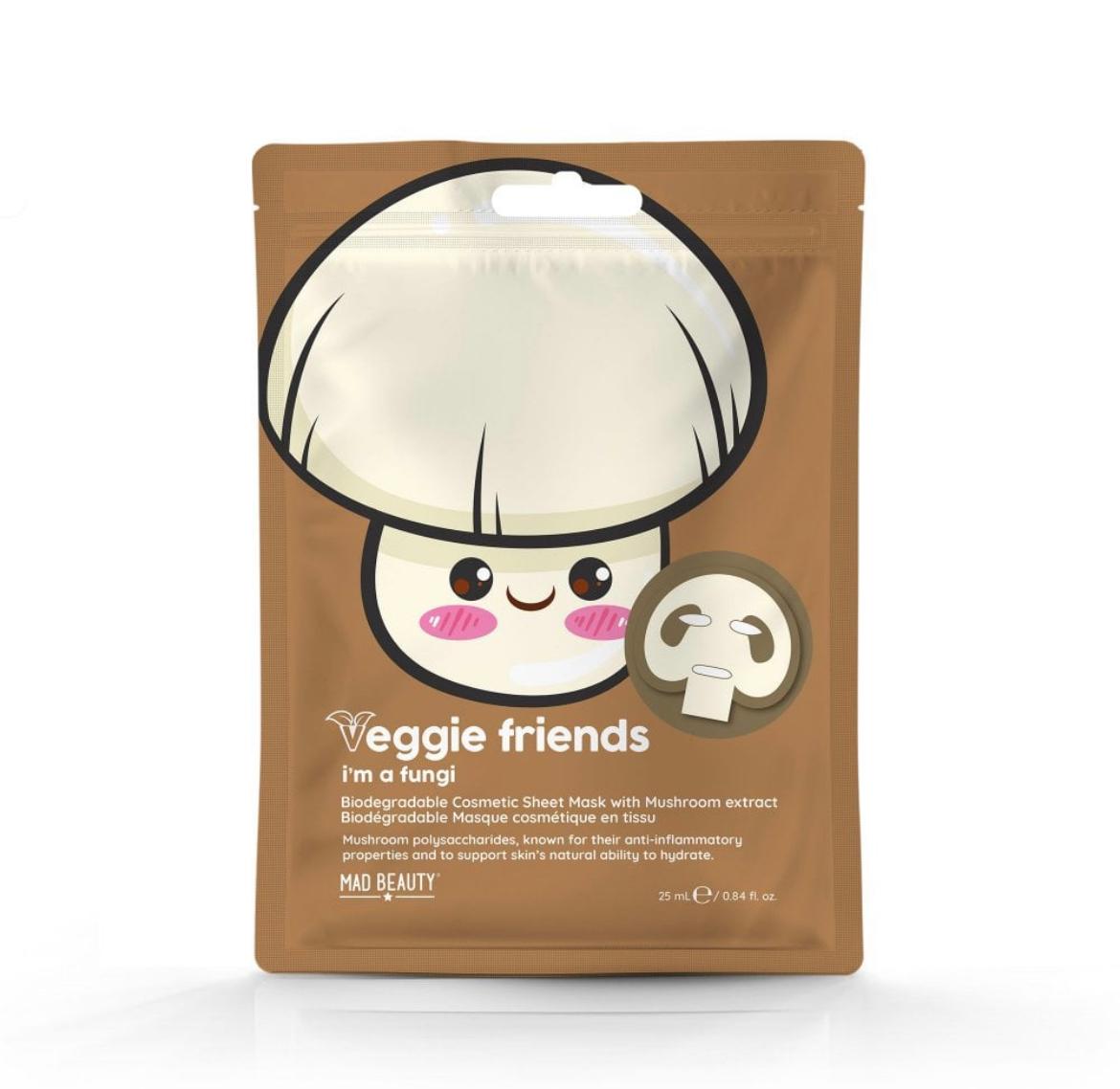MAD BEAUTY - MASCHERA VISO VEGGIE FRIENDS FUNGO